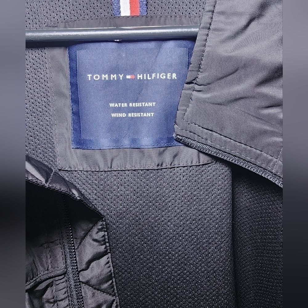 Tommy Hilfiger bomber jacket water resistant, wind resistant size XXL, black - Picture 8 of 8